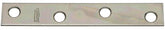 National Hardware N114-405 Mending Brace, 4 in L, 5/8 in W, 0.08 in Gauge, Steel, Zinc, Screw Mounting